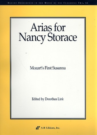 Arias for Nancy Storace for voice and piano