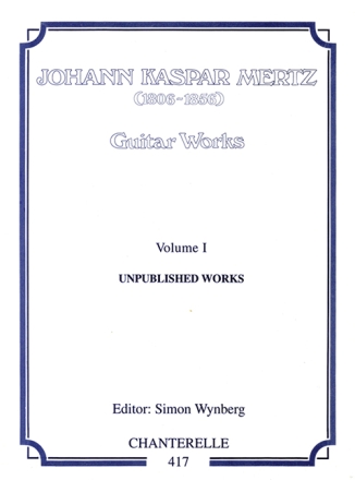Guitar Works vol.1 for guitar Unpublished Works