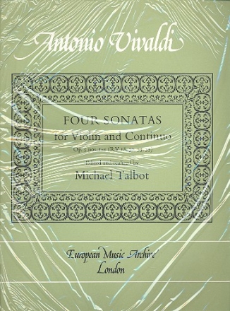 4 Sonatas op.5,1-op.5,4 for violin and bc