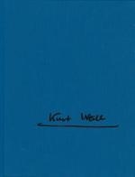 Kurt Weill Edition Serie 1 Band 5 die Dreigroschenoper Partitur und kritischer Bericht