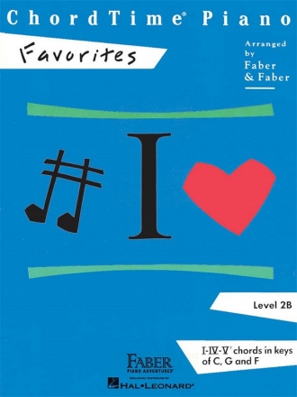 Chordtime Piano - Favorites Level 2b for piano with lyrics and chords