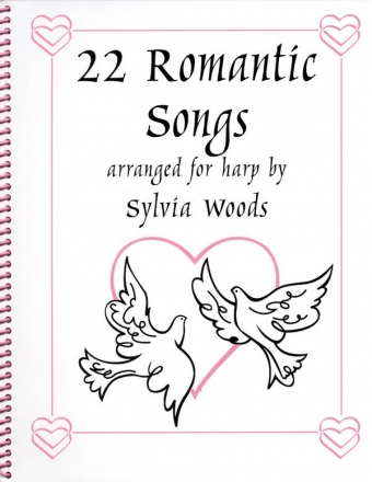 22 Romantic Songs   for harp