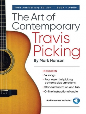 The Art of Contemporary Travis Picking Gitarre Buch + Online-Audio