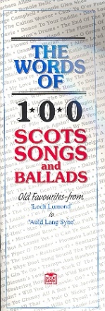 The Words of 100 Scots Songs and Ballads pvg
