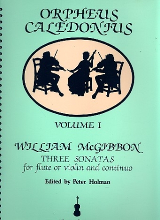 3 Sonatas for flute (violin) and Bc score and parts