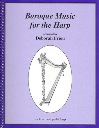 Baroque Music for the Harp for lever and pedal harp