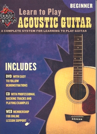 Learn to play Acoustic Guitar vol.1 (+DVD+CD) incl. Web Membership for Online Lesson Support