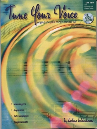 Tune Your Voice (Low) Book & 7 CDS  Solo voice