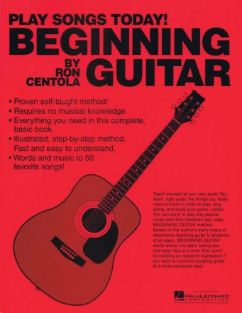 Beginning Guitar Gitarre Buch