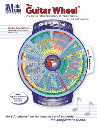 The Guitar & Music Theory Wheel Guitar and Piano Zubehr