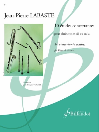 10 �tudes concertantes pour clarinette en sib ou en la