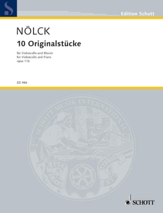 10 Originalst�cke op.116 f�r Violoncello und Klavier
