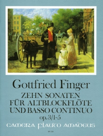 10 Sonaten op.3 Band 1 (Nr.1-5) f�r Altblockblockfl�te und Bc