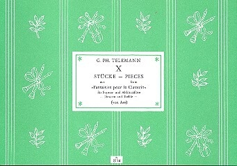 10 St�cke aus 'Fantaisies pour le Clavecin' f�r Sopran- und Altblockfl�te