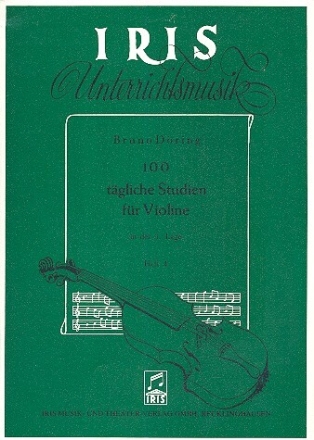 100 t�gliche Studien Band 4 f�r Violine (in der 5. Lage)