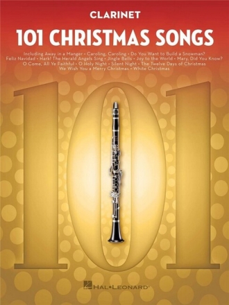 101 Christmas Songs for clarinet