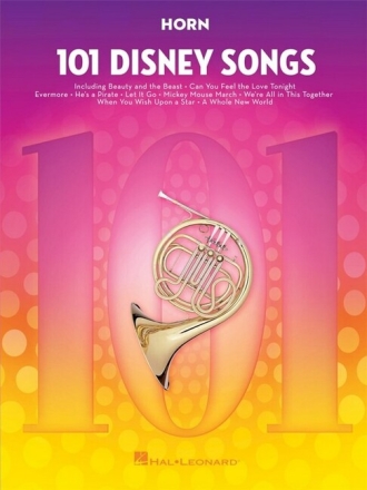 101 Disney Songs: for horn