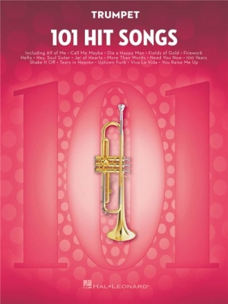 101 Hit Songs: for trumpet