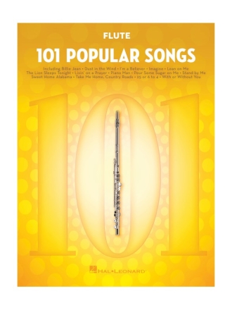 101 popular Songs: for flute