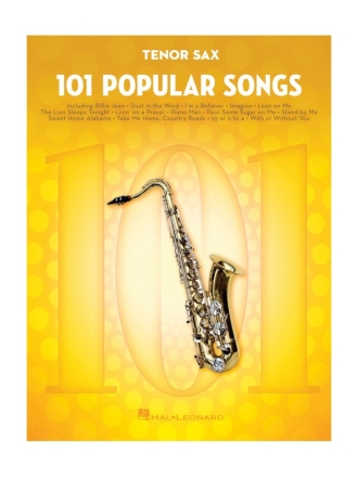 101 popular Songs: for tenor saxophone