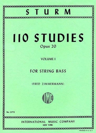 110 Studies op.20 vol.1 (nos.1-55) for string bass