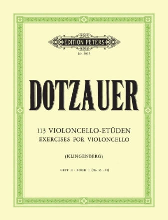 113 Et�den Band 2 (Nr.35-62) f�r Violoncello