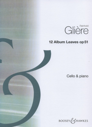 12 Album Leaves op.51 and piano and piano