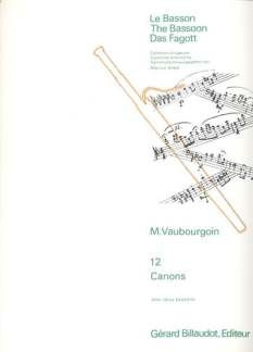 12 Canons pour 2 bassons partition