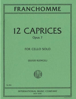 12 Caprices op.7 f�r Violoncello