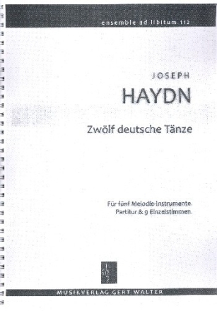 12 deutsche T�nze f�r flexibles Ensemble Partitur und Stimmen