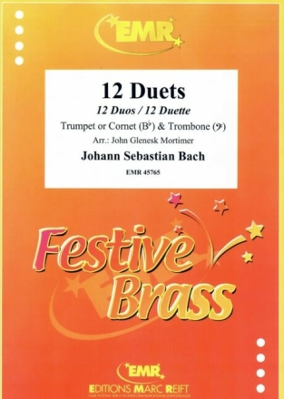 12 Duets for trumpet or cornet and trombone 2 scores