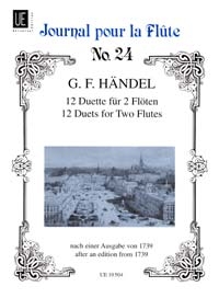 12 Duette f�r 2 Fl�ten nach einer Ausgabe von 1739