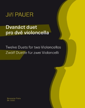 12 Duette f�r 2 Violoncelli Spielpartitur