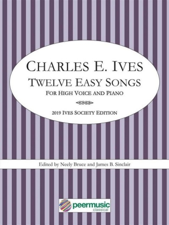 12 easy Songs for high voice and Piano score