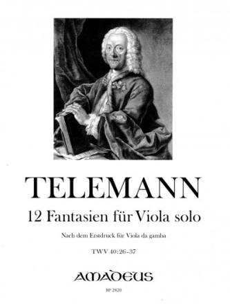 12 Fantasien f�r Viola