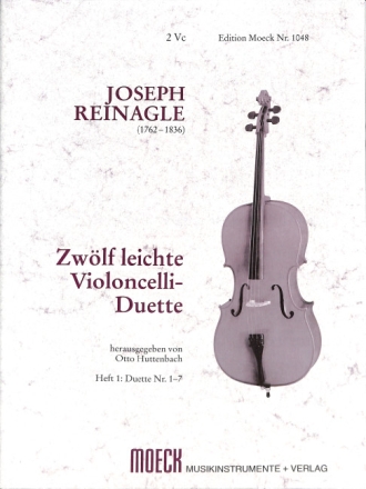 12 leichte Duette Band 1 (Nr.1-7) f�r 2 Violoncelli 2 Spielpartituren