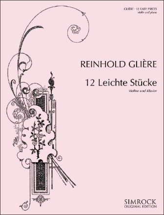12 leichte St�cke op.45 f�r Violine und Klavier