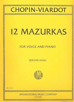 12 Mazurkas for high voice and Piano