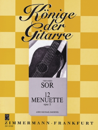 12 Menuette op.11 f�r Gitarre K�nige der Gitarre