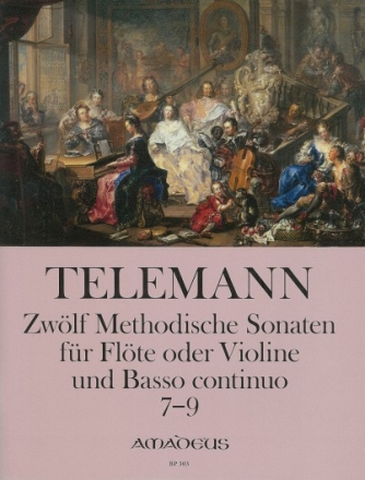 12 methodische Sonaten Band 3 (Nr.7-9) f�r Violine (Fl�te) und Bc