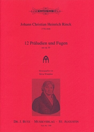 12 Pr�ludien und Fugen aus op.55 f�r Orgel