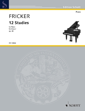 12 Studies op. 38 f�r Klavier