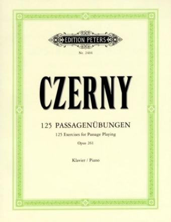 125 Passagen�bungen op.261 f�r Klavier