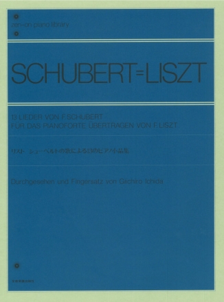 13 Lieder von Schubert f�r Klavier