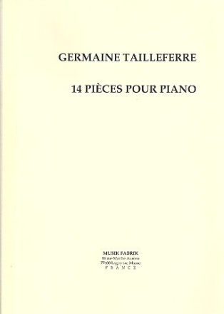 14 pi�ces pour piano