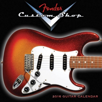 Fender Custom Shop 2016 Mini Wall Calendar  Kalender