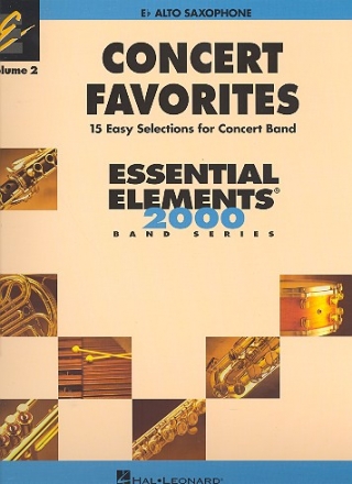 Concert Favorites vol.2 for concert band alto saxophone