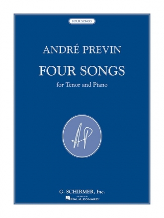 Andr Previn, 4 Songs Tenor Voice and Piano Buch