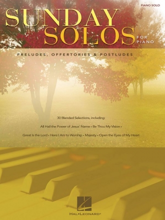 Sunday Solos for Piano Klavier Buch
