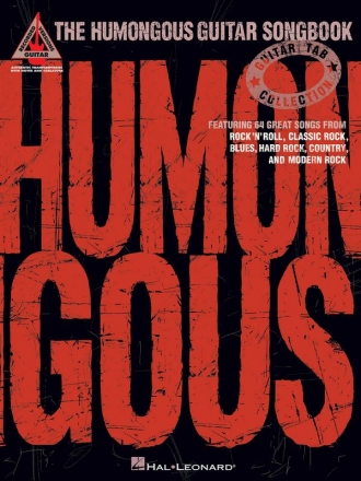 The Humongous Guitar Songbook Guitar [TAB] Buch